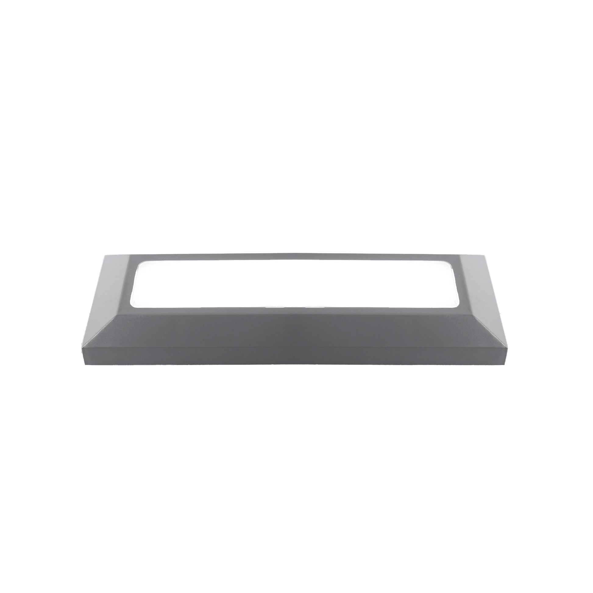 Aplique EIRIZ LUMIT fabricado en ABS y PC, color gris, resistente