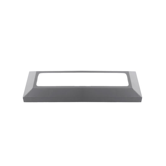 Aplique EIRIZ LUMIT fabricado en ABS y PC, color gris, resistente