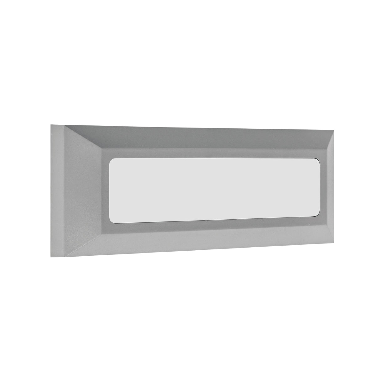 Aplique EIRIZ IP65 1x4W LED 300lm 4000K L.23xAn.2,5xAl.8cm ABS+PC - Gris | Interlusa · Ref. A23660428B