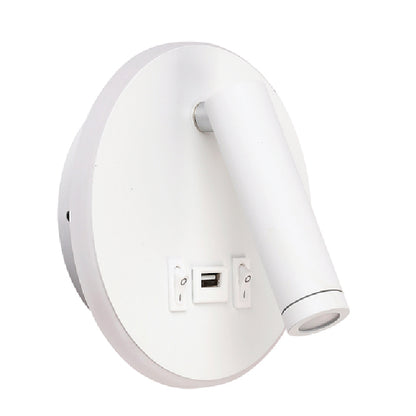 Aplique LED con USB LUMIT Matsys A23860101B para carga móvil