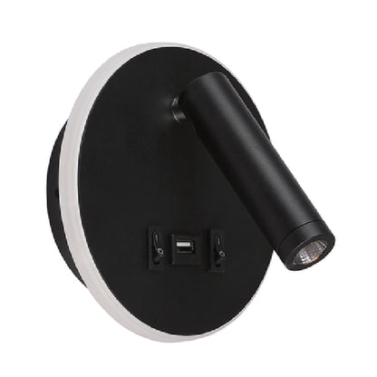 Aplique LED con USB Matsys LUMIT A23860109A para lectura en hoteles