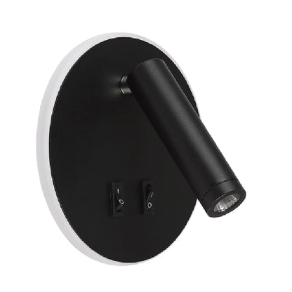Mondrian Aplique LED pared negro Lumit A24160209B