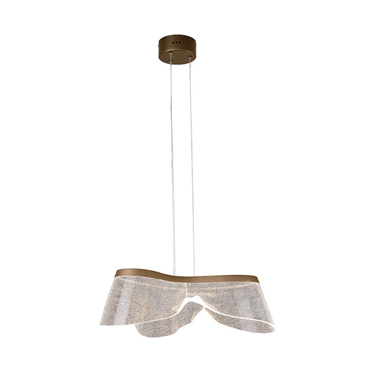 Lámpara Colgante LED CAMILLE 53 cm Dorado LUMIT Interlusa - Vista frontal principal en fondo blanco | LuzGurú