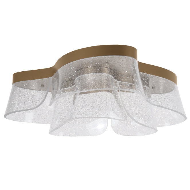 Plafón de Techo LED CAMILLE 60W CCT 70 cm Dorado Interlusa - imagen 2 | Interlusa