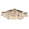 Plafón LED floral CAMILLE LUMIT A29780529 con diseño dorado y luz regulable
