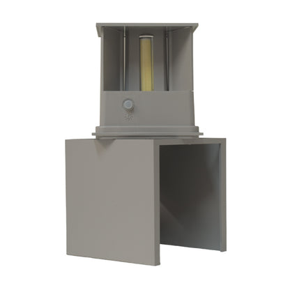 Aplique SORDO fabricado en ABS color Gris con cristal templado para exterior