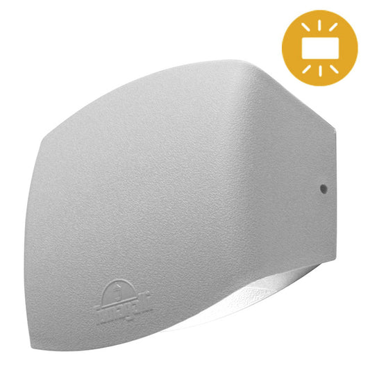 Aplique ABRAM FUMAGALLI para exterior, modelo AB1.000.000.WXJ1K con LED y 3 temperaturas de luz.