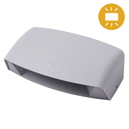 Aplique LED exterior Abram FUMAGALLI AB2.000.000.LXK1K con CCT, ideal para iluminación duradera.