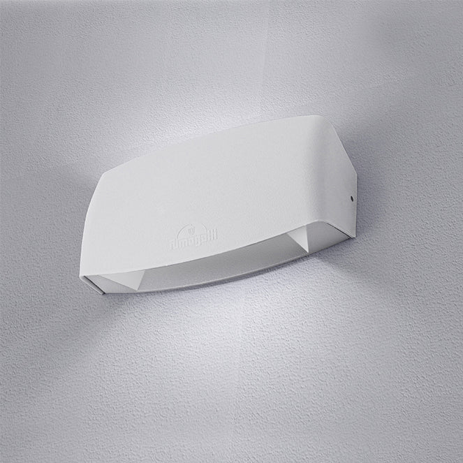 Aplique Exterior Abram 19,5 cm Luz Arriba y Abajo Blanco Fumagalli - imagen 2 | Interlusa
