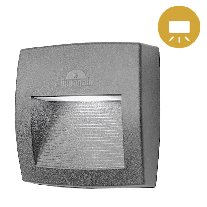 Aplique Exterior LED Lorenza FUMAGALLI AS1.000.000.LXJ1K con selección de color.