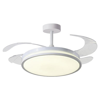 Ventilador de Techo con Luz DUNE ECO 108 cm Aspas Retráctiles Blanco Shakespear - vista principal | Interlusa · Ref. B-1006 ECO