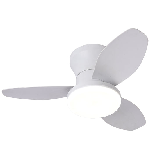 Ventilador de Techo BELAIR TAURO Blanco - 3 Aspas - Luz LED Integrada - LUZGURÚ