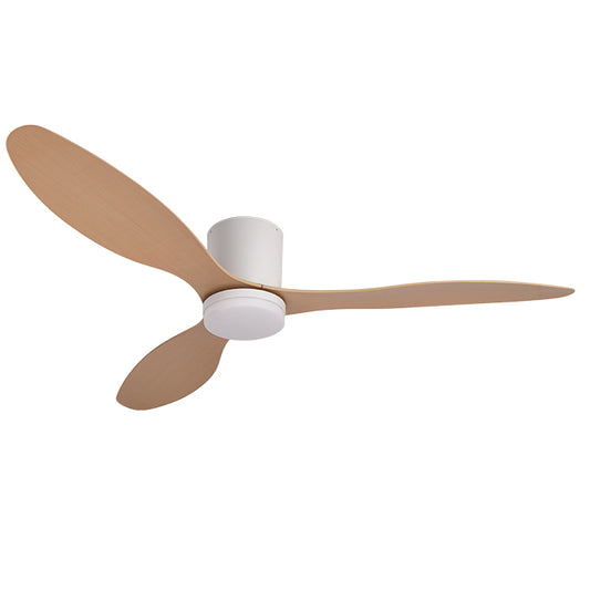 Ventilador de Techo con Luz MISTRAL 130 cm Blanco y Haya Interlusa - vista principal | Interlusa