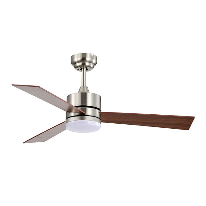 SHAKESPEAR B 2553 SN - Ventilador de Techo KILIM Niquel con Luz LED - LUZGURÚ