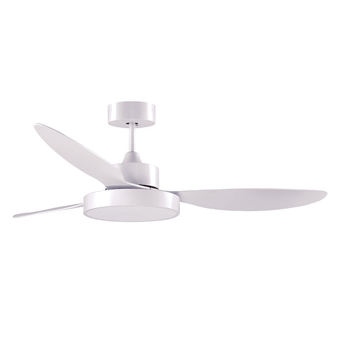Ventilador DC TULUM , 3 aspas, 25W LED 3000|4000|6000K, Al.39xD.120cm - Blanco | Interlusa · Ref. B-2651WH