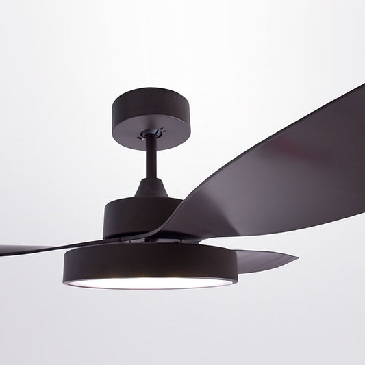 Ventilador de Techo TULUM con Luz LED 25W Marrón Shakespear - imagen 2 | Interlusa