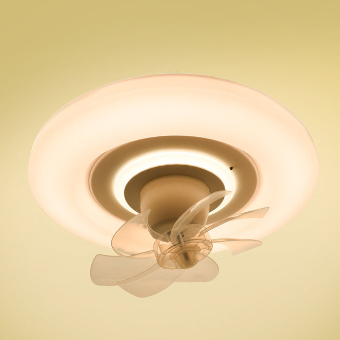 Detalles del Ventilador de Techo con Luz BELAIR RAKI MOVE B-28210 - Blanco, 48cm, 6 Aspas, 38W LED, Mando a Distancia, Luz regulable 3000-6000K.  Interlusa LuzGurú.
