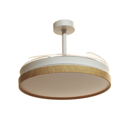 Ventilador de Techo con Luz Cosmos ECO 108 cm Aspas Retráctiles Blanco y Haya Belair - imagen 2 | Interlusa · Ref. B-28400WO ECO