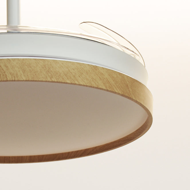 Ventilador de Techo con Luz Cosmos ECO 108 cm Aspas Retráctiles Blanco y Haya Belair - imagen 3 | Interlusa · Ref. B-28400WO ECO