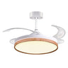BELAIR B-28400WO - Ventilador de Techo COSMOS Blanco/Haya con Luz LED - LUZGURÚ