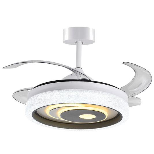 Ventilador de Techo con Luz TRIO 108 cm Aspas Retráctiles Blanco Interlusa - vista principal | Interlusa