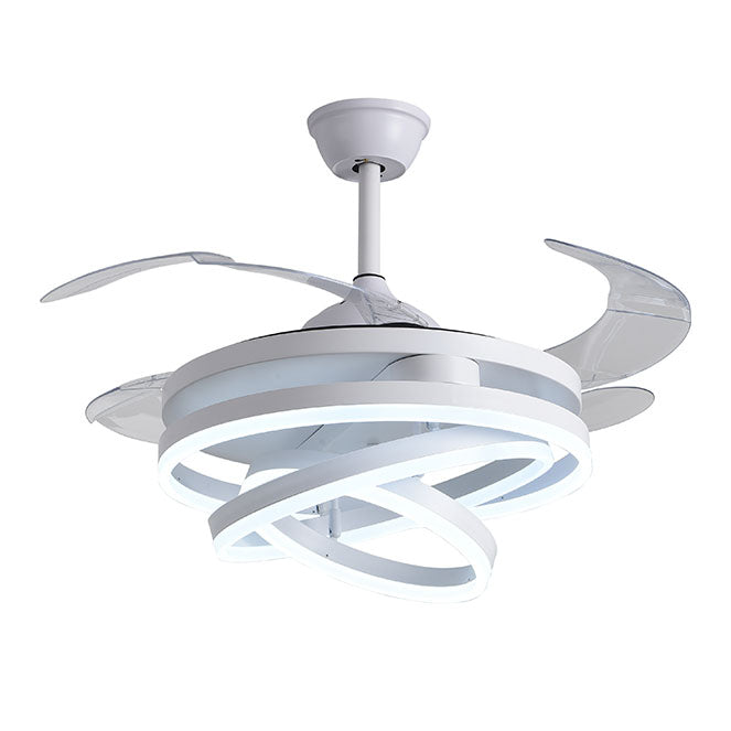 BELAIR B-28500WT - Ventilador de Techo SFERA Blanco con Luz LED - LUZGURÚ