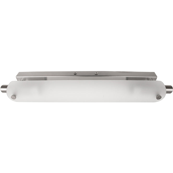 Iluminacuadros BRUNA Niquel LUMIT B-556*2, aplique elegante para resaltar tus obras de arte.