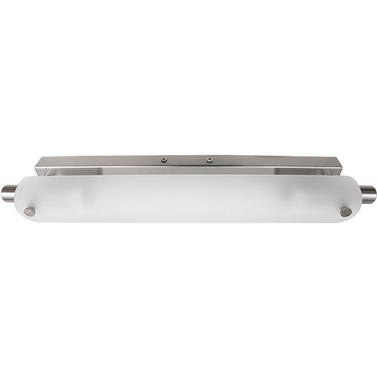 Iluminacuadros BRUNA Niquel LUMIT B-556*2, aplique elegante para resaltar tus obras de arte.