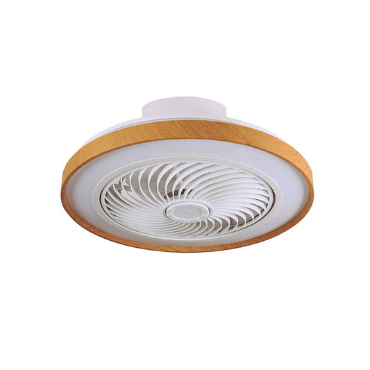 BELAIR B28170WO - Ventilador de Techo CATHAY Madera Natural/Blanco con Luz LED - LUZGURÚ