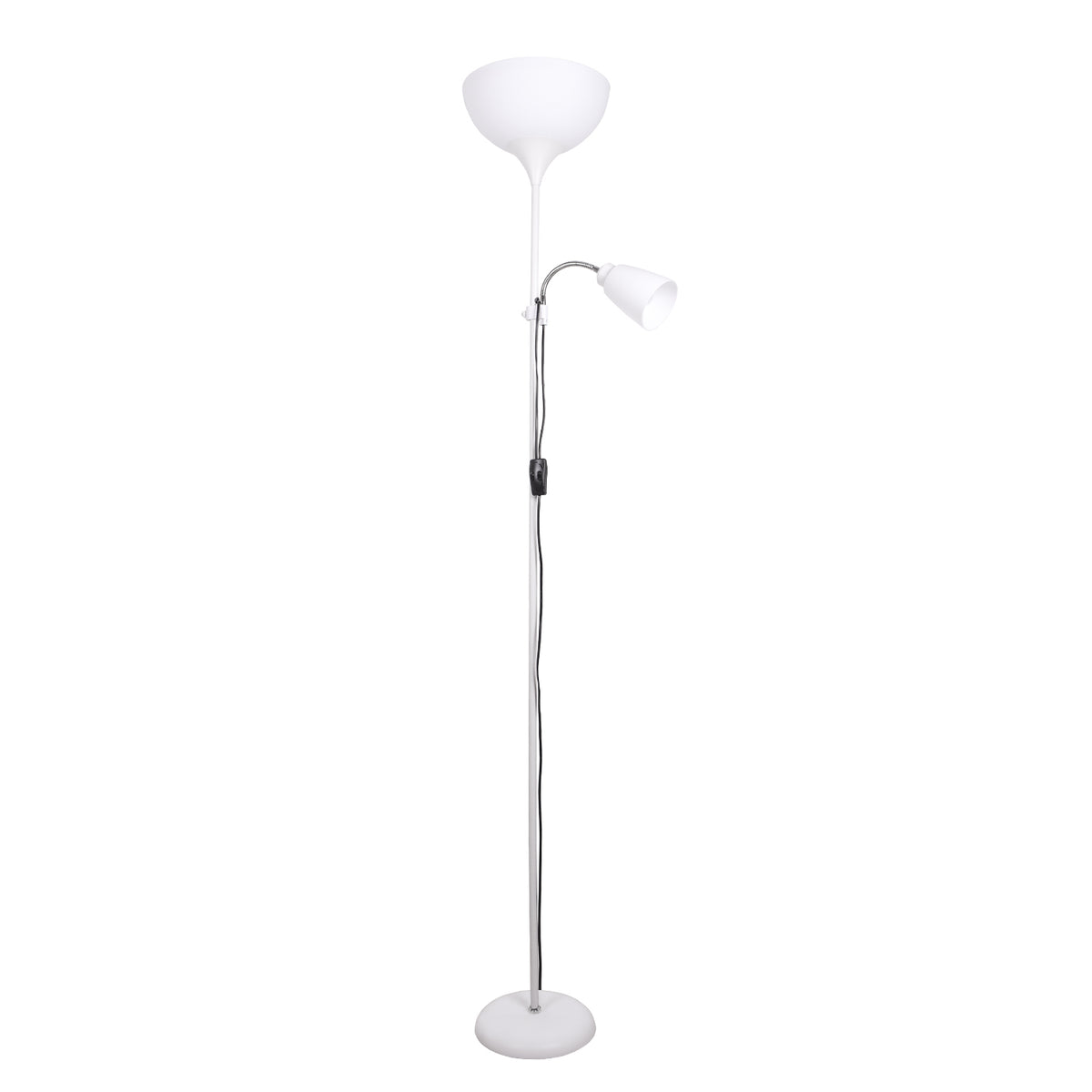 Lámpara de Pie Varese con Brazo de Lectura 178 cm Blanco Belair Interlusa - vista principal | Interlusa · Ref. B28240
