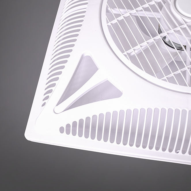 Detalles del Ventilador Empotrable BELAIR PANEL BPC-60 Blanco de Interlusa: diseño elegante y silencioso, 3 aspas, 60x60cm, mando a distancia, motor AC, ideal para techos.  Luzgurú.
