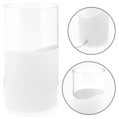 Lámpara sobremesa HERNER LUMIT de cristal blanco, ref. CM 228239