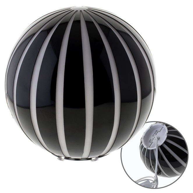 Sobremesa TOROPI Cristal Blanco y Negro LUMIT CM 231714
