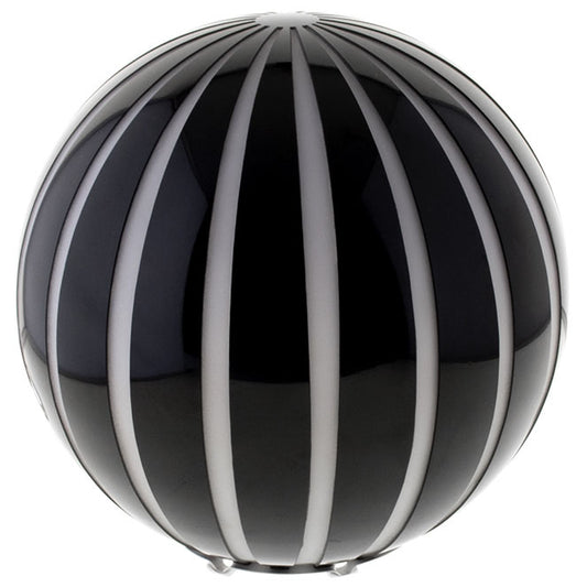 Lámpara TOROPI fabricada en Vidrio color Blanco y Negro