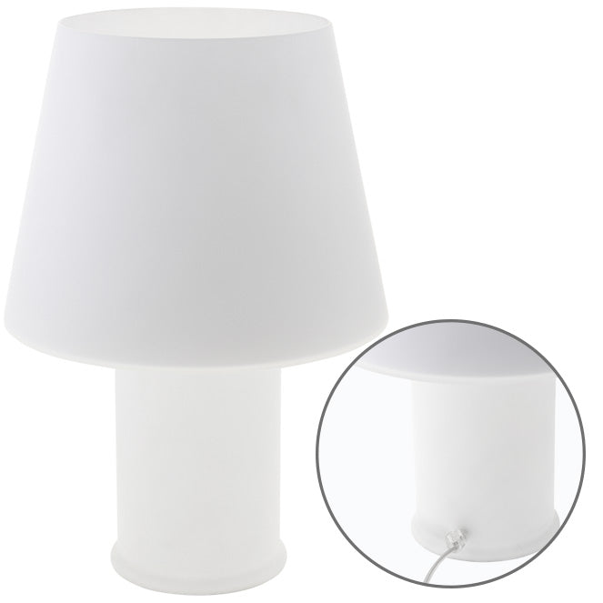 Lámpara de mesa HERNER Cristal Opaco LUMIT CM 715507+442007