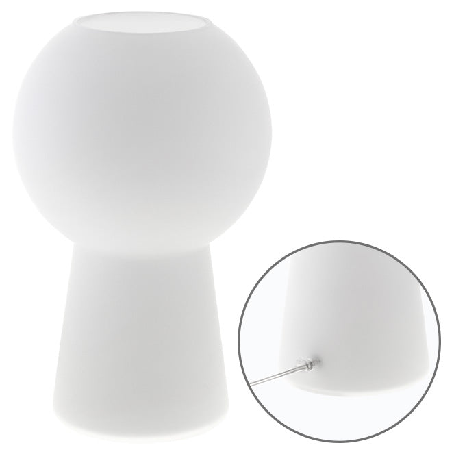 Lámpara de mesa HERNER LUMIT, diseño en cristal opaco, ref. CM 722807