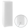 Lámpara de mesa HERNER LUMIT cristal blanco, ref CM HX-005