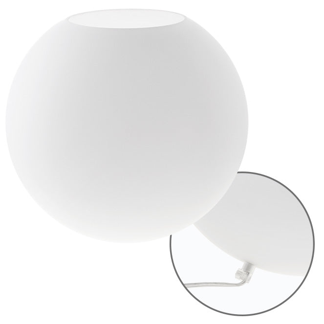 Lámpara de mesa HERNER Cristal Blanco LUMIT CM HX-020