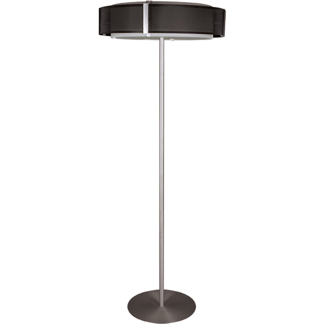 Lámpara de pie IVONE LUMIT diseño moderno negro y níquel, referencia CM002*4F