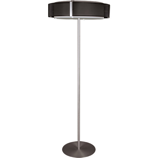 Lámpara de pie IVONE LUMIT diseño moderno negro y níquel, referencia CM002*4F