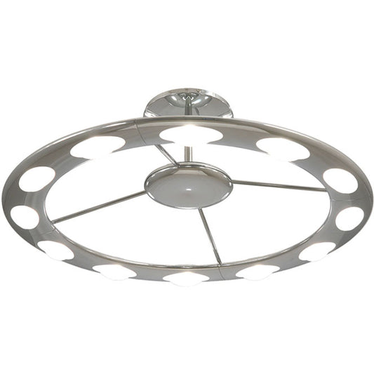 Plafón de Techo Nazarina 81 cm Cromo 12xG9 Interlusa - vista principal | Interlusa
