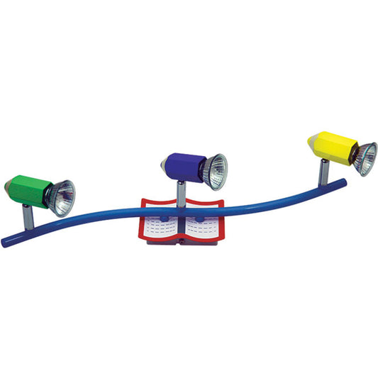 Aplique de Pared Infantil ESCOLA 3xGU10 50 cm Multicolor LUMIT Interlusa - vista principal | Interlusa