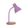 Flexo Argos Morado BELAIR con base de madera D2119