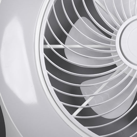 Detalles del Ventilador de Techo con Luz BELAIR PANEL DG-8598 LUZ Blanco de Interlusa - Luz regulable, 6 aspas, 66W LED, 60x60cm, mando a distancia. Ventilador de techo empotrable de LuzGurú.