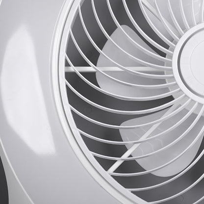 Detalles del Ventilador de Techo con Luz BELAIR PANEL DG-8598 LUZ Blanco de Interlusa - Luz regulable, 6 aspas, 66W LED, 60x60cm, mando a distancia.  Ventilador de techo empotrable de LuzGurú.
