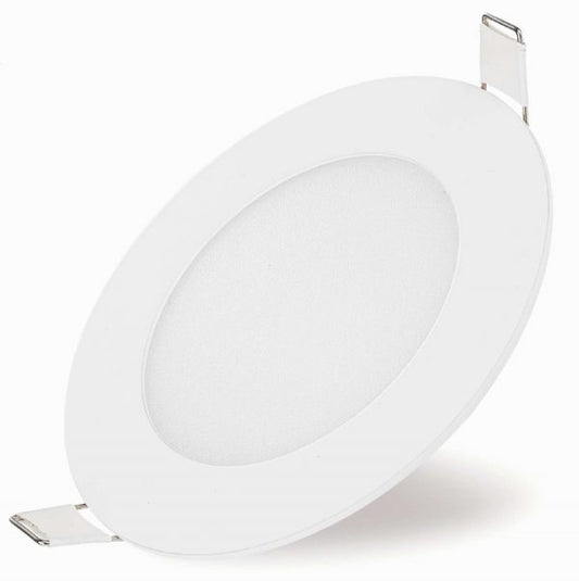 Downlight LED Downlight LED Redondo 18W de Muñoz e Hijos (MH) (Downlight) en color Blanco visto desde un ángulo - Ref 075018