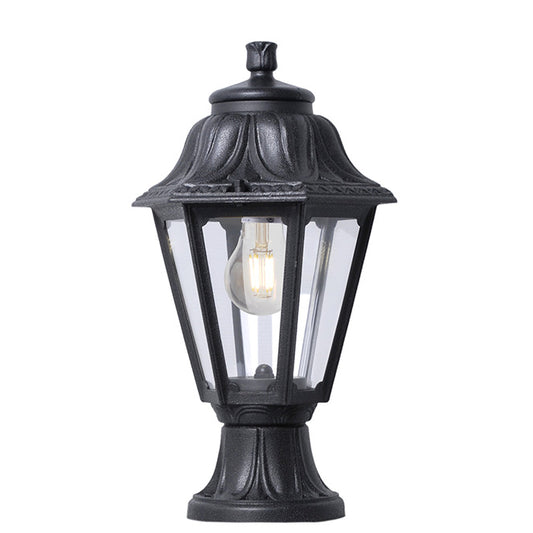 Farola Exterior ANNA FUMAGALLI Resina Negra E22.110.000.AXE27