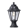 Farola Exterior ANNA FUMAGALLI Resina Negra E22.110.000.AXE27