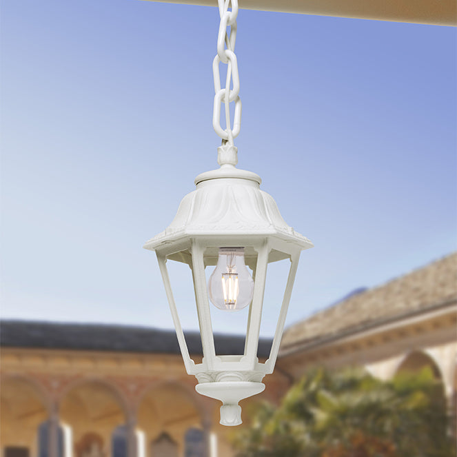 Lámpara Colgante Exterior ANNA 80 cm IP55 Resina Blanca Fumagalli - imagen 2 | Interlusa