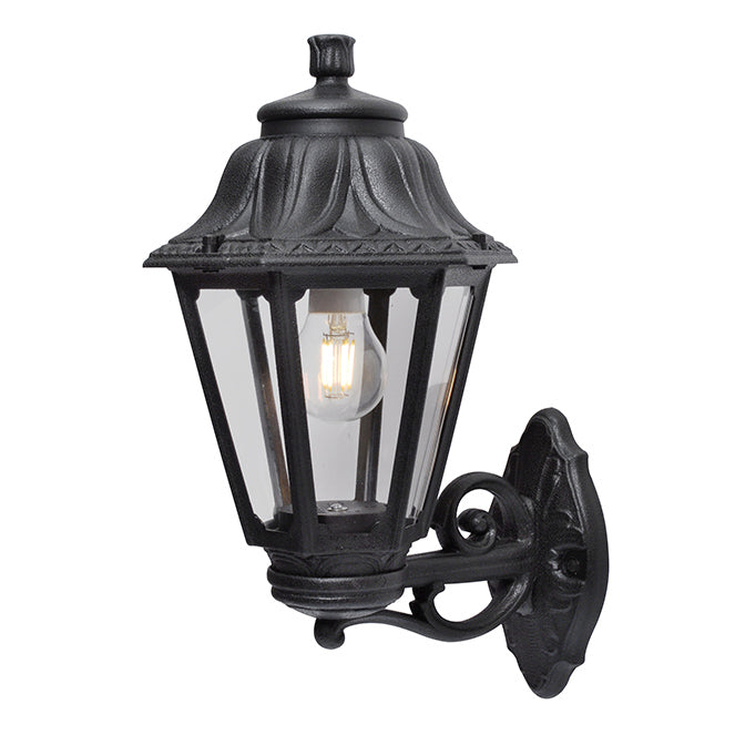Aplique Exterior Estanco ANNA Negro Fumagalli E22.131.000.AXE27